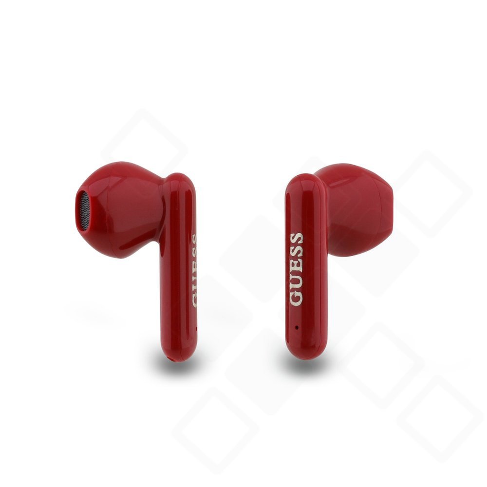 Guess Lipstick Shape TWS Wireless Earphones Weiß – Kabellose Bluetooth In-Ear Kopfhörer mit Ladecase