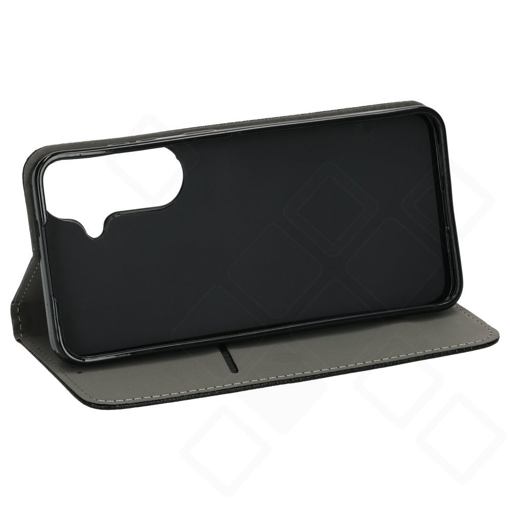anco Bookcase basic magnetic – Leder-Klapphülle für Samsung Galaxy S26 FE (S741B)