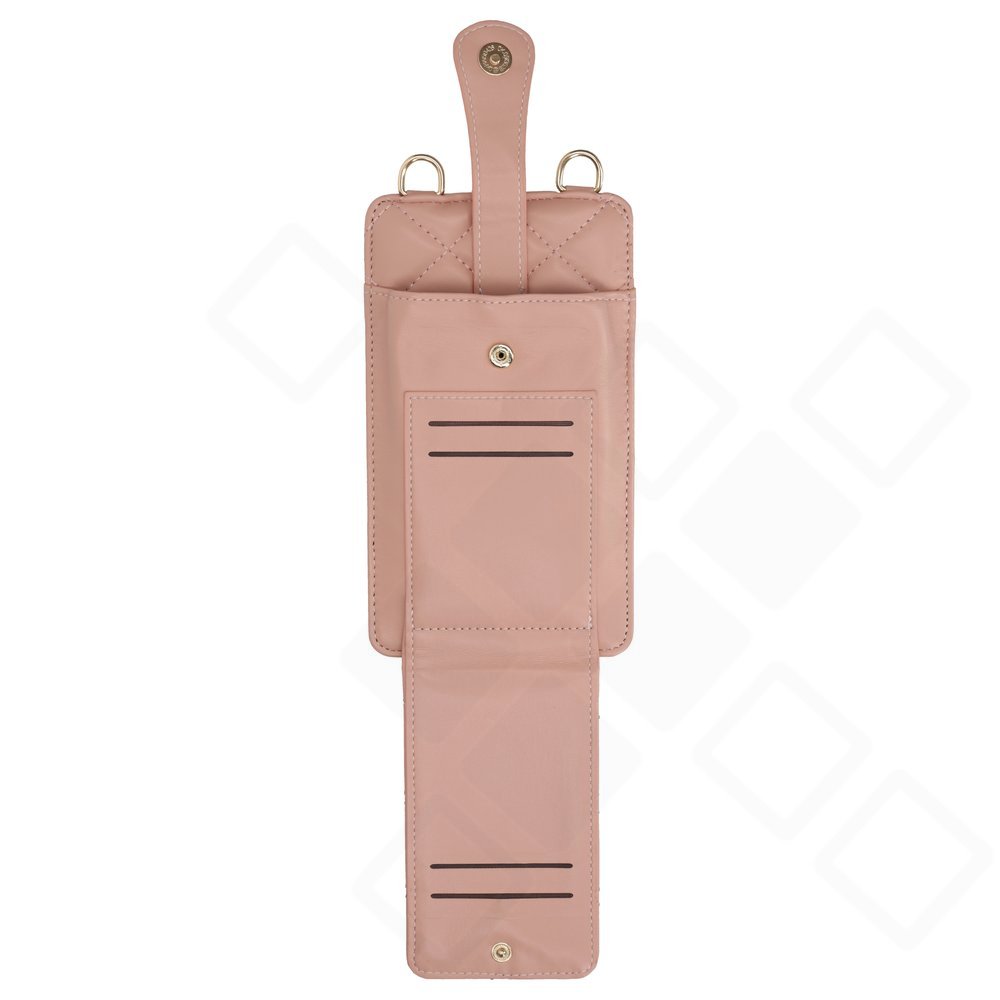anco Quilted Phone Bag – Handytasche mit 150 cm langer Tragekette