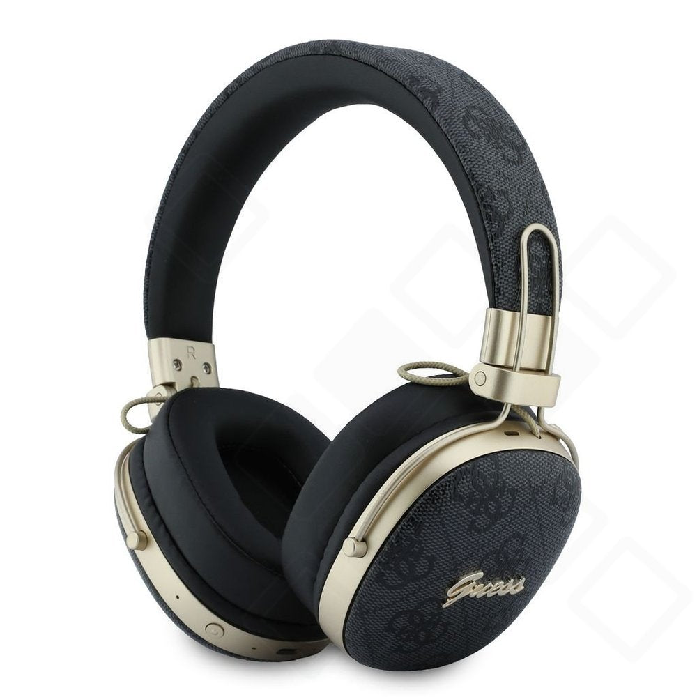 Guess 4G Metal Script Logo ENC Wireless Kopfhörer – Bluetooth Over-Ear Headphones mit ENC & bis zu 26 Stunden Akkulaufzeit