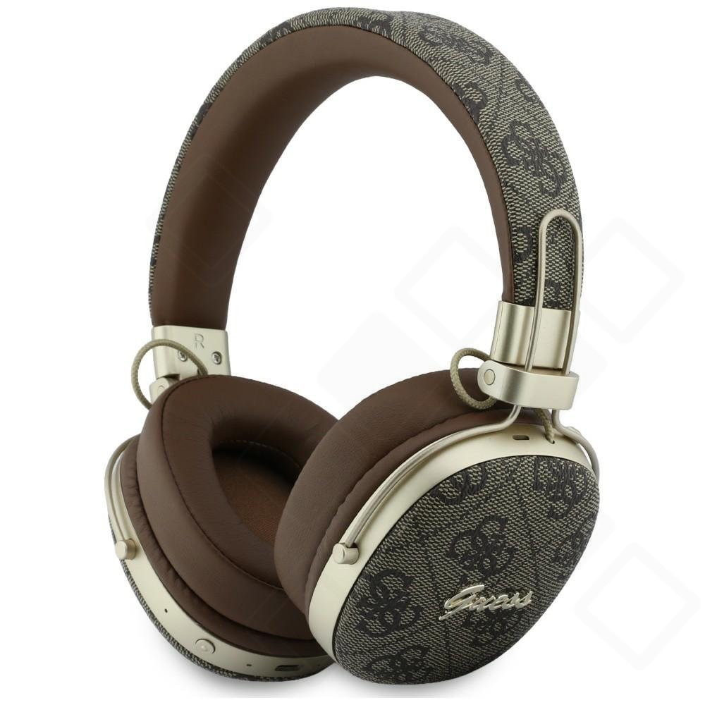 Guess 4G Metal Script Logo ENC Wireless Kopfhörer – Bluetooth Over-Ear Headphones mit ENC & bis zu 26 Stunden Akkulaufzeit