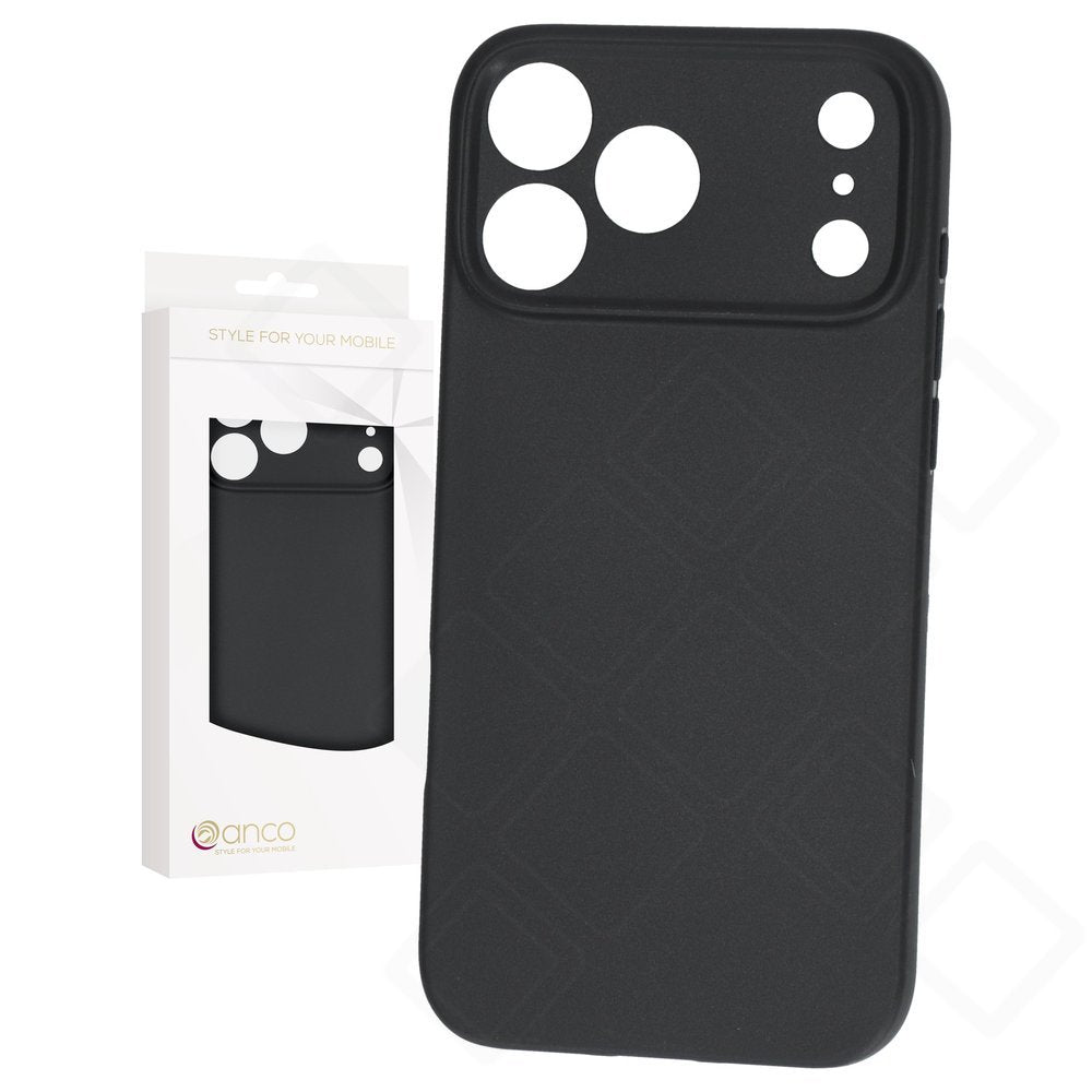 anco Dark Case – Matte Handyhülle für Apple iPhone 18 Pro Max - Black