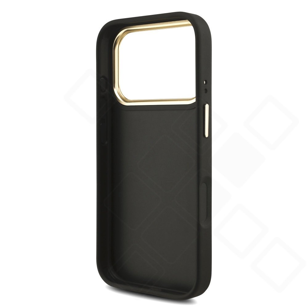 Guess PU 4G Gold Frame Case – Premium-Handyhülle für iPhone 17 & 18 Pro Max