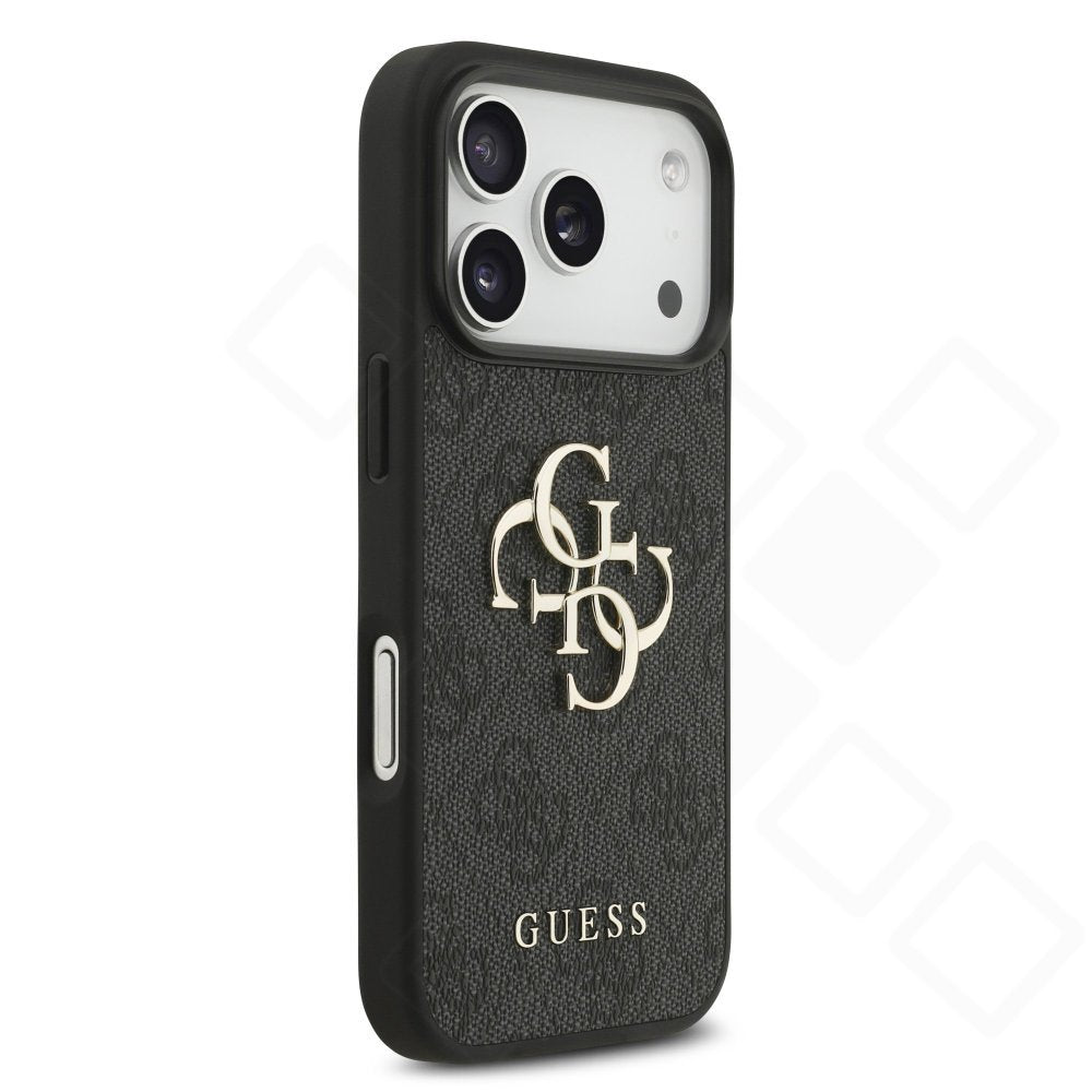 Guess 4G Metal Logo Hülle – Apple iPhone 17 Pro / 18 Pro | Flexible Seiten