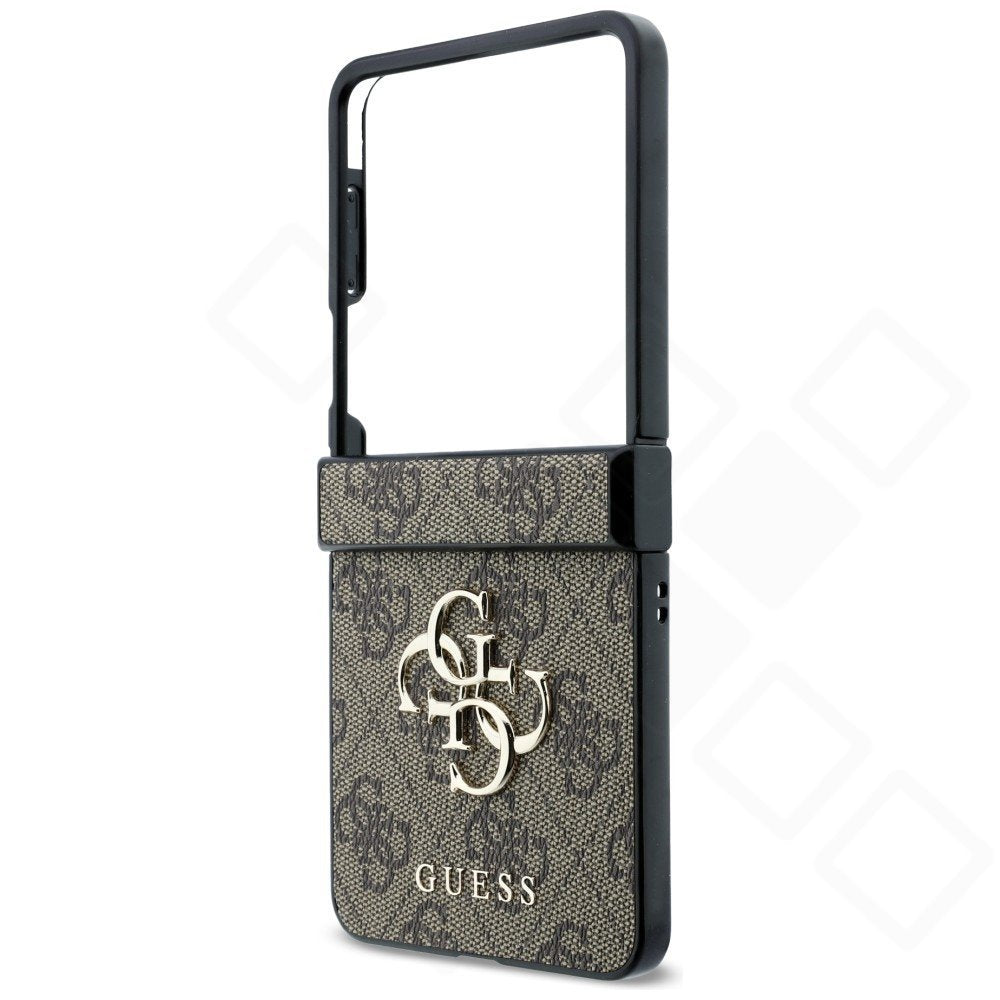 Guess PU 4G Metal Logo Case für Samsung Galaxy Z Flip8