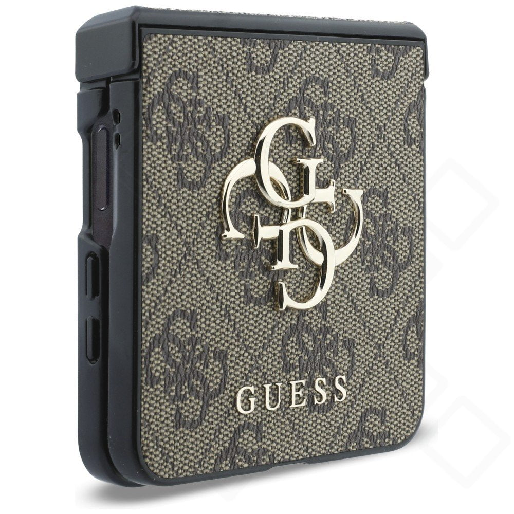 Guess PU 4G Metal Logo Case für Samsung Galaxy Z Flip8