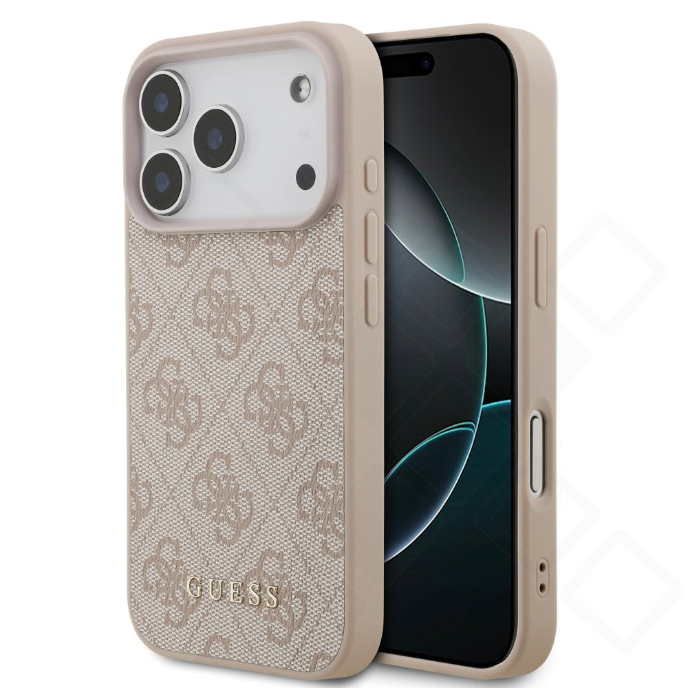 Guess PU 4G Metal Classic Logo Case für iPhone 17 Pro / 18 Pro