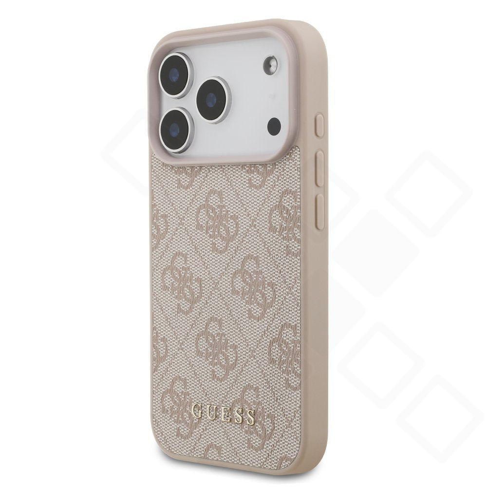 Guess PU 4G Metal Classic Logo Case für iPhone 17 Pro / 18 Pro