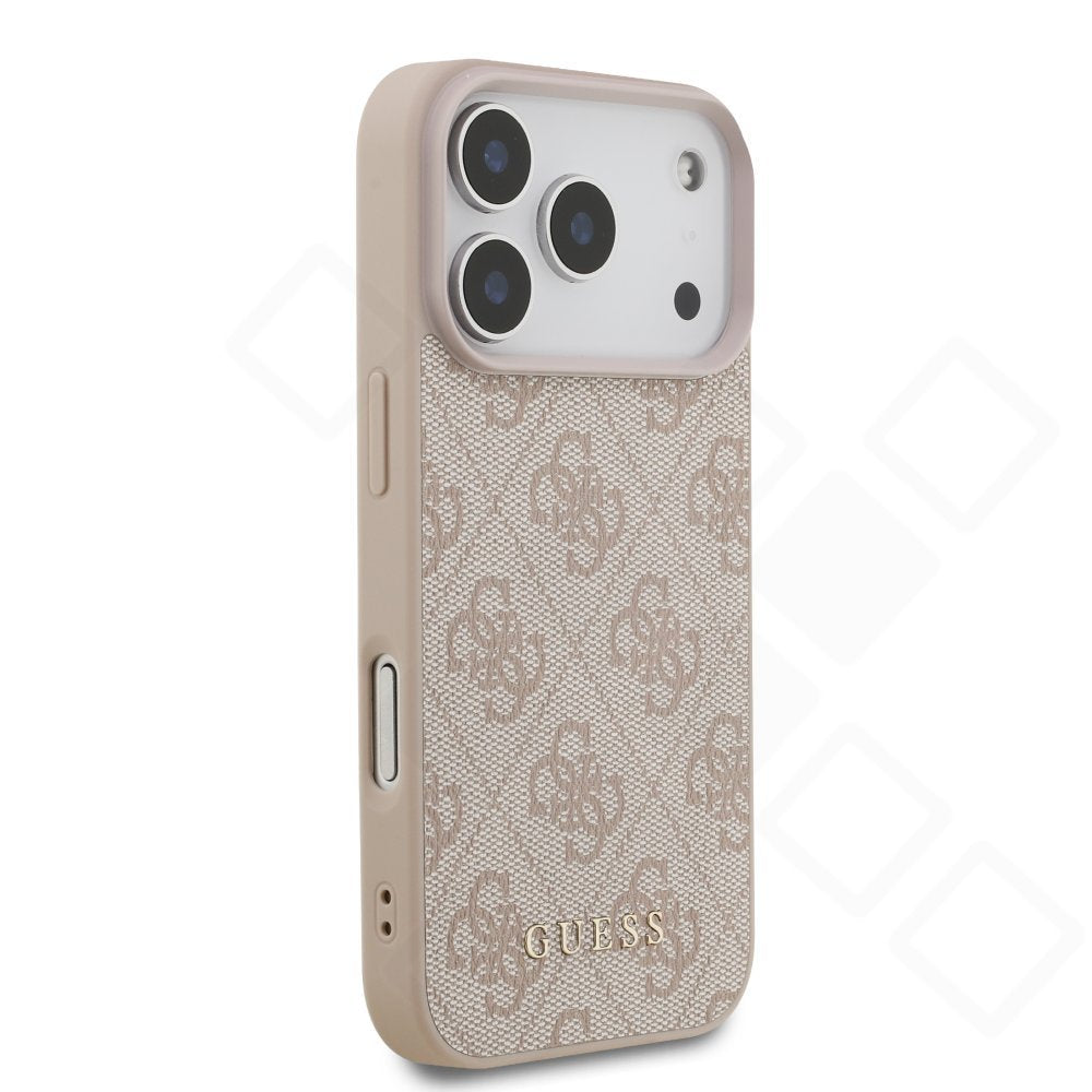 Guess PU 4G Metal Classic Logo Case für iPhone 17 Pro / 18 Pro