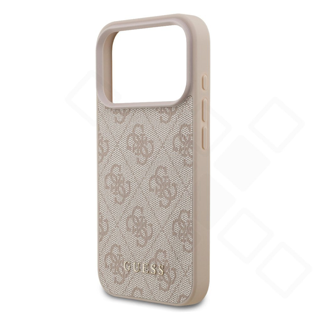 Guess PU 4G Metal Classic Logo Case für iPhone 17 Pro / 18 Pro