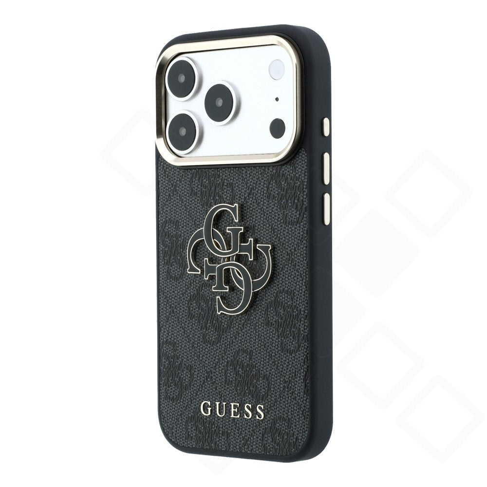 Guess PU 4G Resin Logo Case für iPhone 17 Pro / 18 Pro