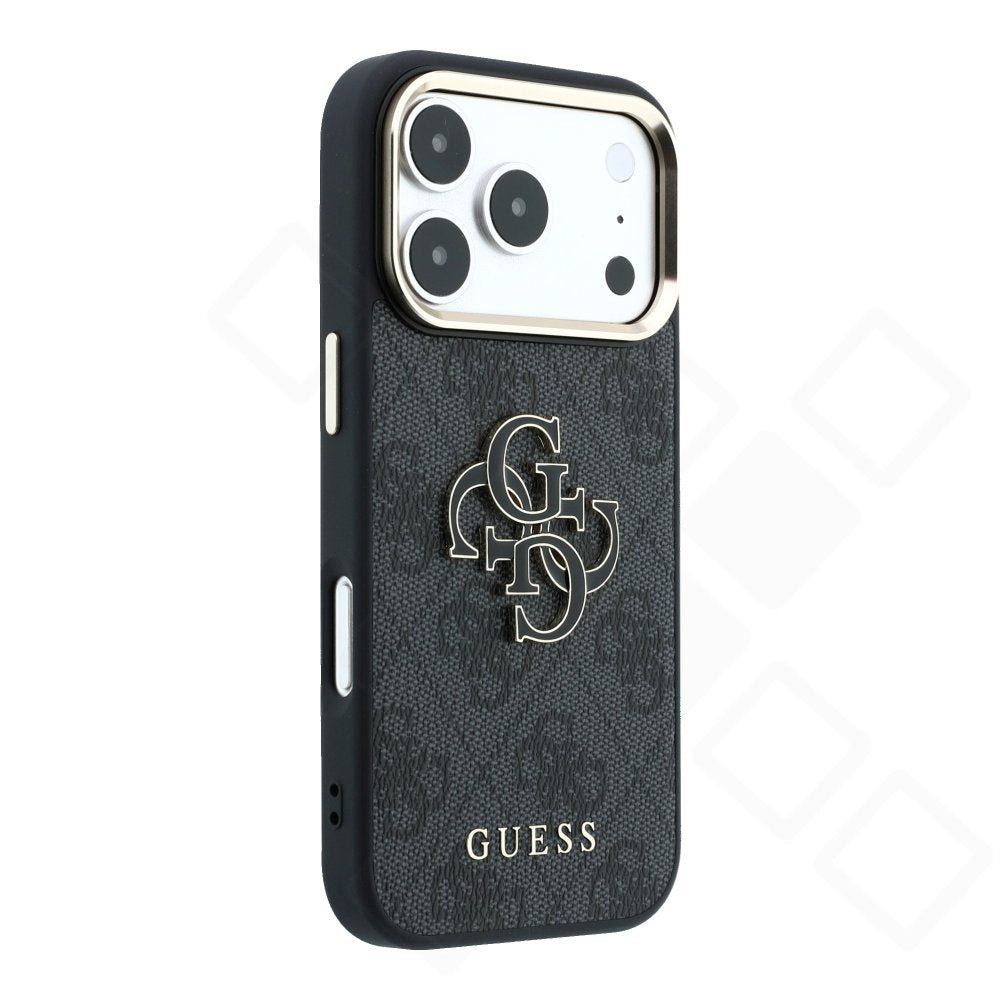 Guess PU 4G Resin Logo Case für iPhone 17 Pro / 18 Pro
