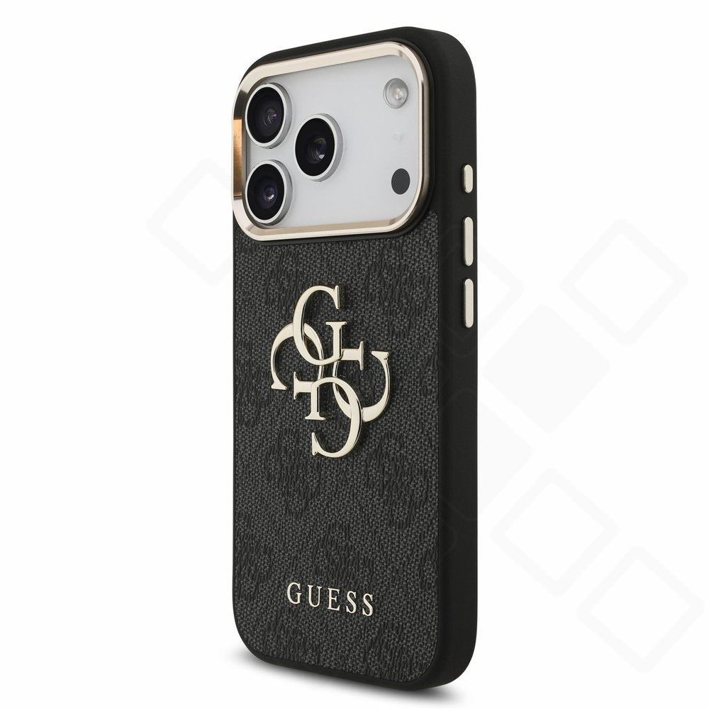 Guess PU 4G Metal Logo Strap Case für iPhone 17 Pro / 18 Pro