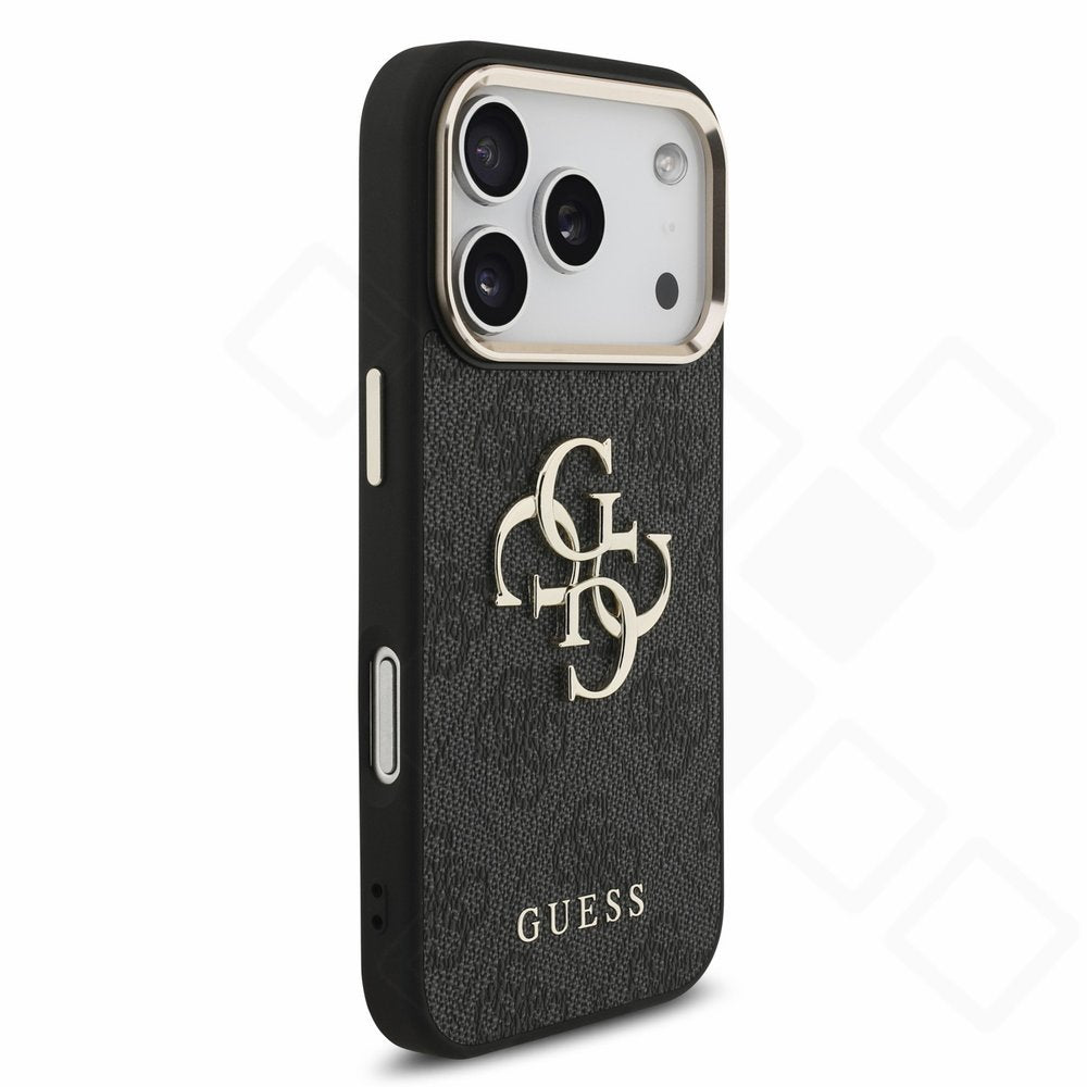 Guess PU 4G Metal Logo Strap Case für iPhone 17 Pro / 18 Pro