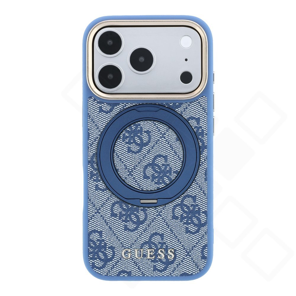 Guess PU 4G Ring Stand MagSafe Case für iPhone 17 Pro / 18 Pro