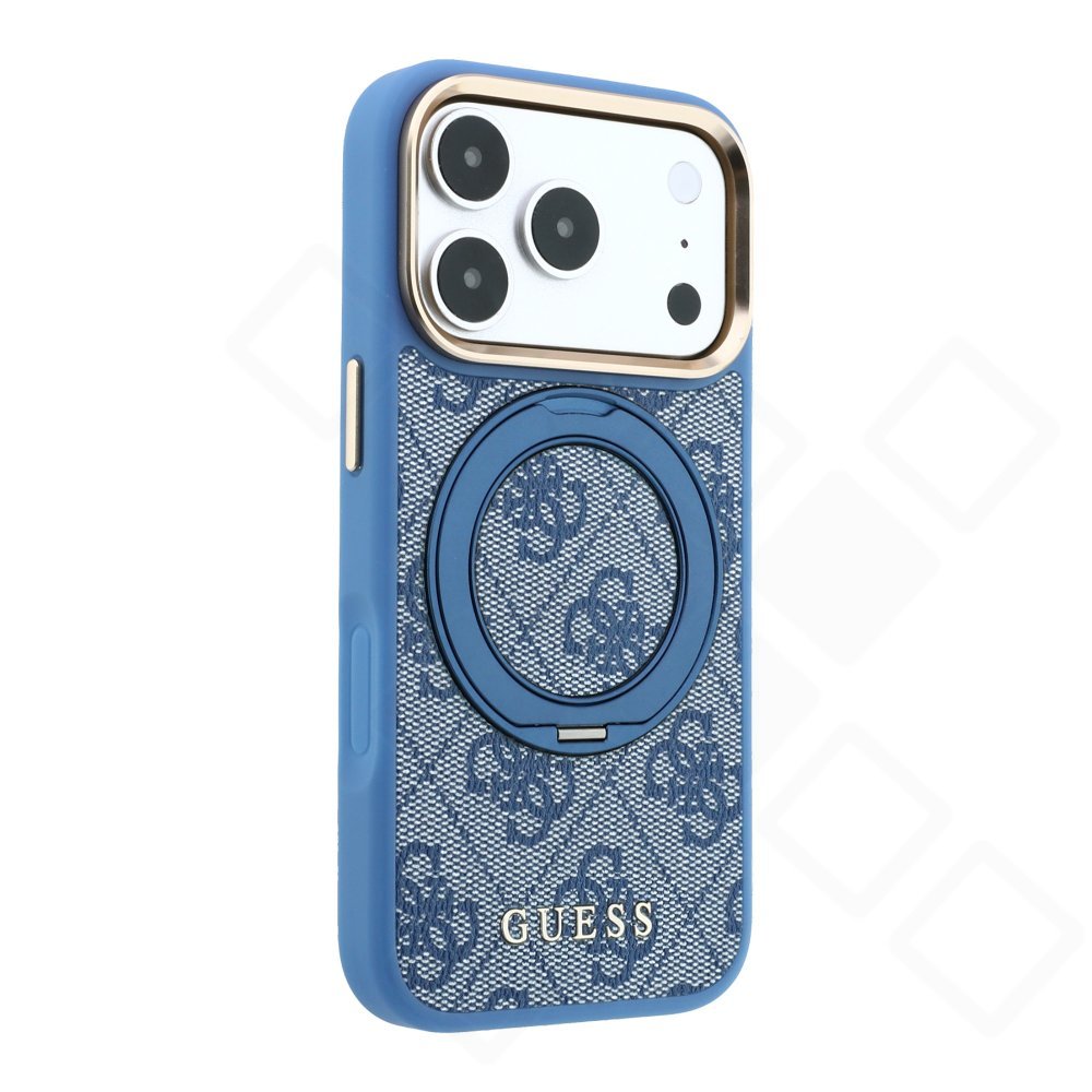 Guess PU 4G Ring Stand MagSafe Case für iPhone 17 Pro / 18 Pro