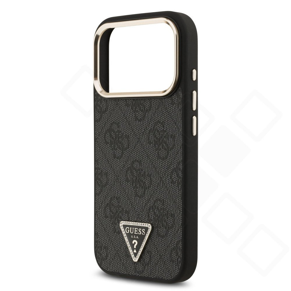 Guess 4G Strass Triangle MagSafe Case für iPhone 17 Pro / 18 Pro