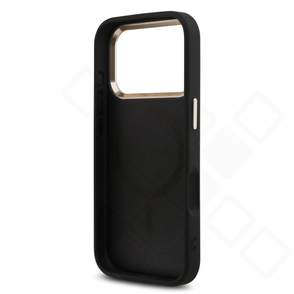 Guess 4G Strass Triangle MagSafe Case für iPhone 17 Pro / 18 Pro