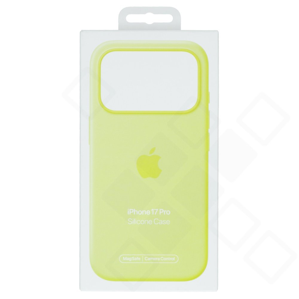 Apple Silicone Case with MagSafe für Apple iPhone 17 Pro - neon yellow