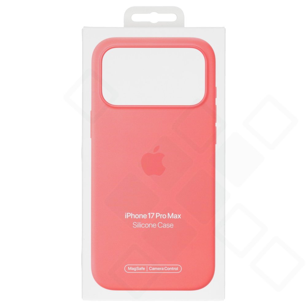 Apple Silicone Case mit MagSafe für iPhone 17 Pro Max – Guavenrot