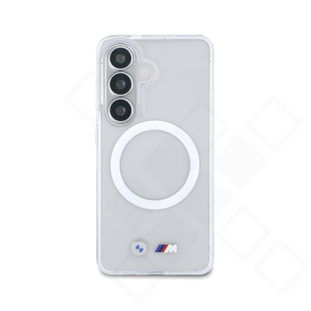 BMW M IML Metal Metal Logo Magnetic Case für S942B Samsung Galaxy S26 - transparent