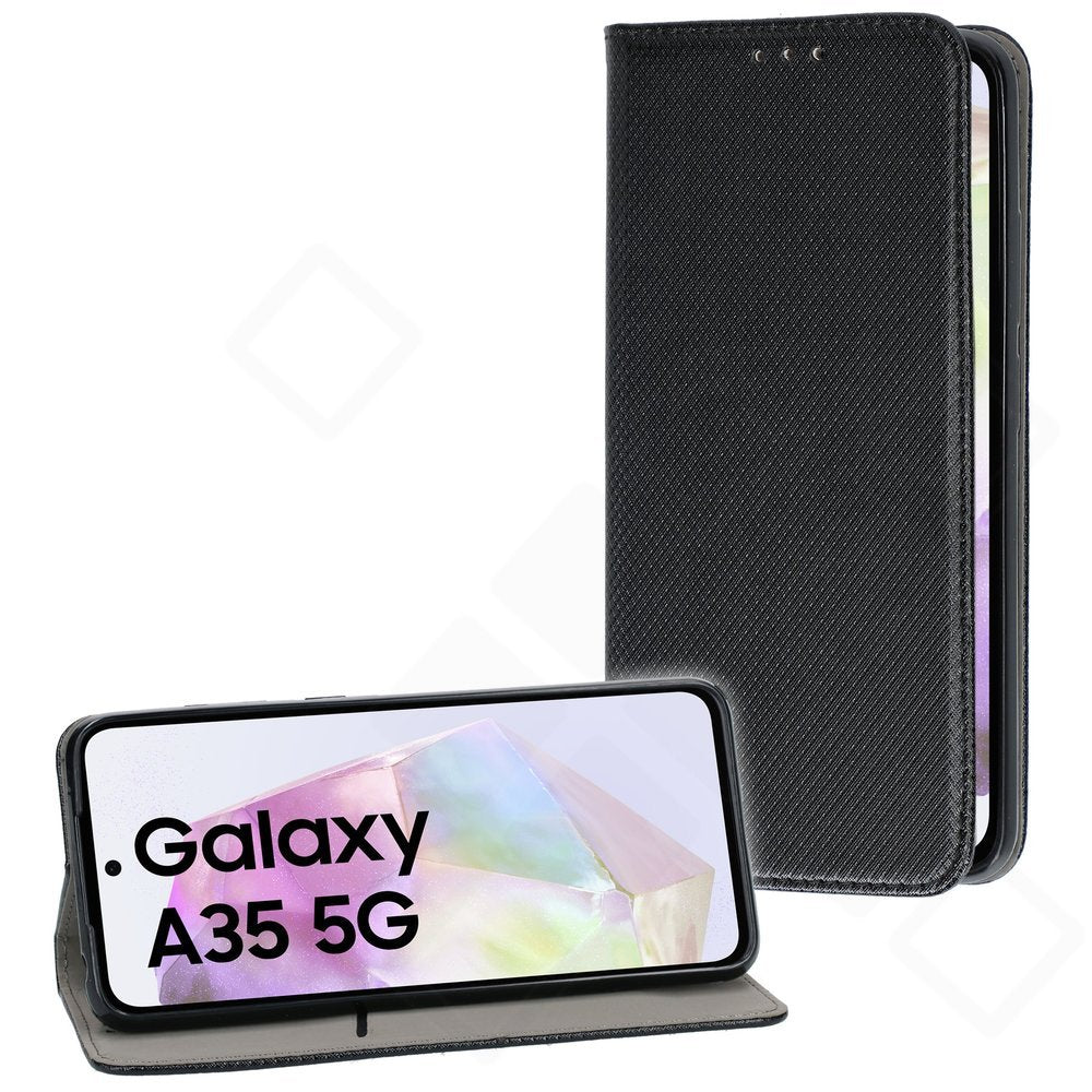 Bookcase basic magnetic für A356B Samsung Galaxy A35 5G - black