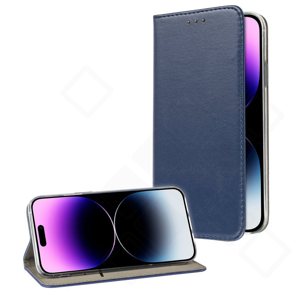 Bookcase basic magnetic für Apple iPhone 14 Pro Max - navy blue
