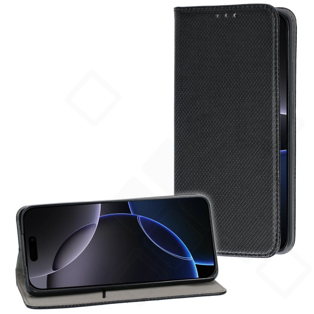 Bookcase basic magnetic für Apple iPhone 16 Pro - black