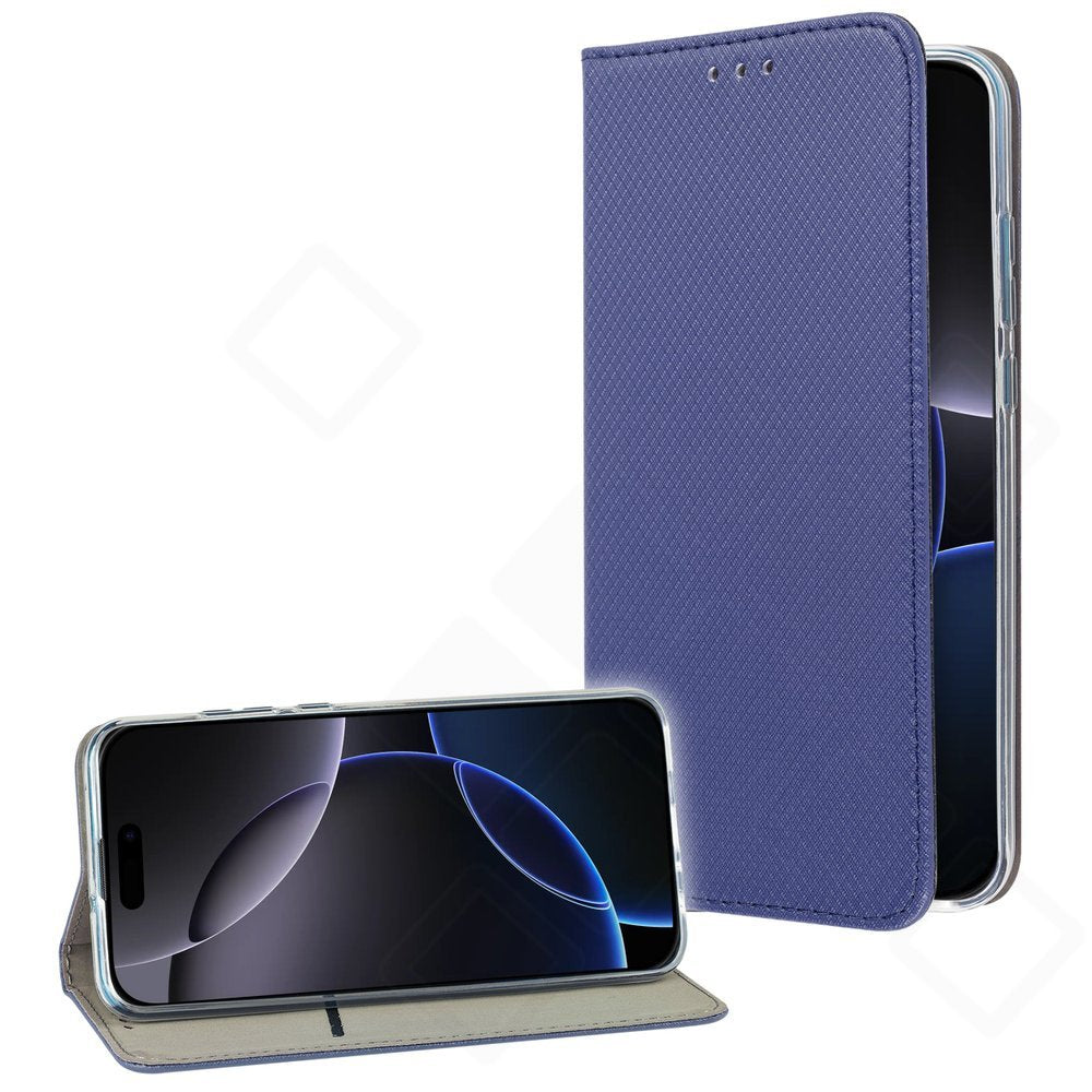 Bookcase basic magnetic für Apple iPhone 16 Pro - navy