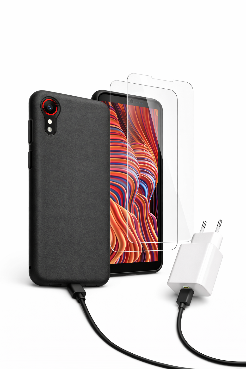 Samsung Galaxy Xcover 5 Hülle Schwarz – anco Dark Case