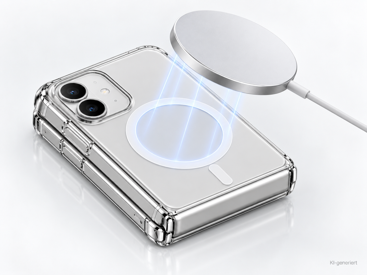 Original Cellularline Ultra Strong Mag Case für Apple iPhone Duo – Transparente Schutzhülle nach Militärstandard mit MagSafe
