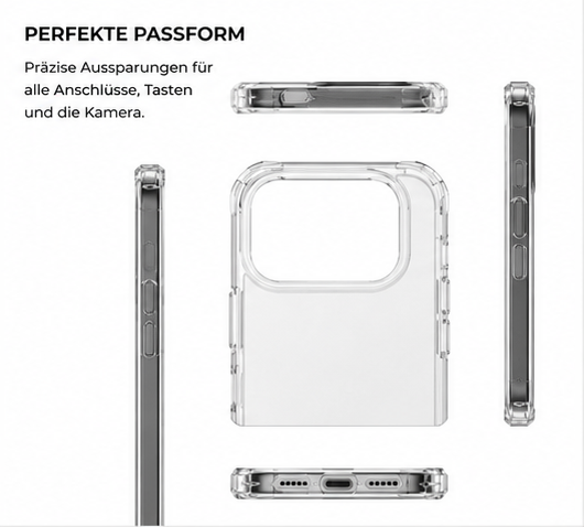 anco Protect Case iPhone 17 Pro Klare Schutzhülle Transparent