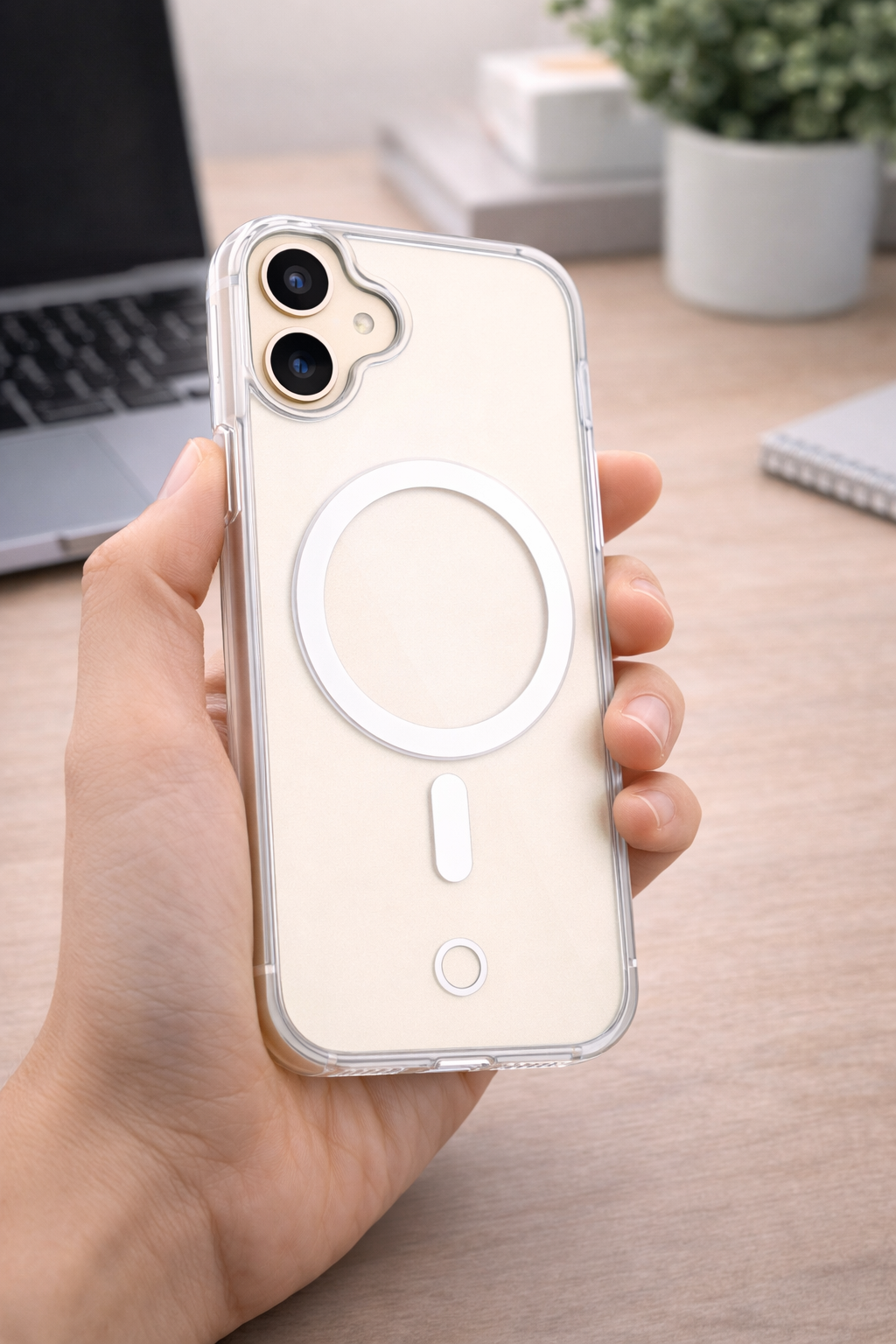 Apple Clear Case mit MagSafe für iPhone 16 Plus – Transparent
