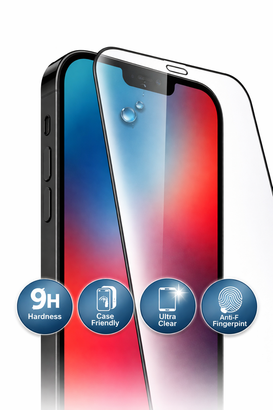 okkes 2in1 Fullcover Panzerglas für iPhone 15 / 16 – 2er Set