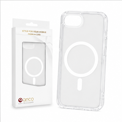 anco Magnetic Case iPhone 17e / 16e Crystal Clear – MagSafe Handyhülle Transparent