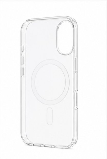 Apple iPhone 16 Clear Case mit MagSafe – Transparente Original Handyhülle, Stoßschutz, Magnetisch