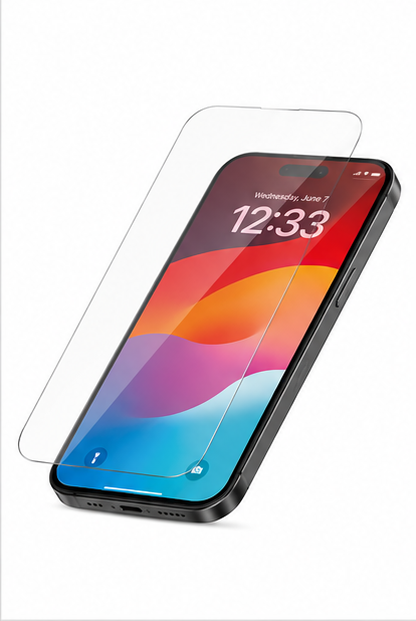 iPhone 15 Panzerglas mit Montagerahmen – 4smarts Second Glass Displayschutz 9H
