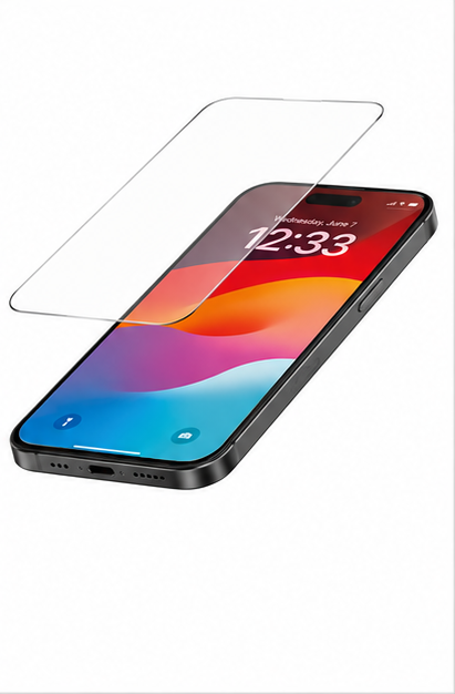 iPhone 15 Panzerglas mit Montagerahmen – 4smarts Second Glass Displayschutz 9H