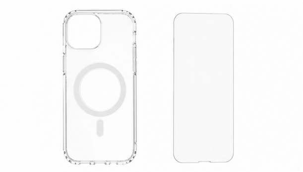 4smarts 360° Protection Set für Apple iPhone 15 – MagSafe Hülle + Panzerglas Displayschutz