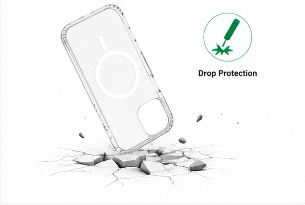 4smarts 360° Protection Set für Apple iPhone 15 – MagSafe Hülle + Panzerglas Displayschutz