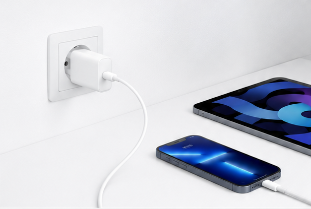 Apple USB-C Power Adapter 20W Original Netzteil MD3J4ZM/A Schnellladegerät USB-C Weiß