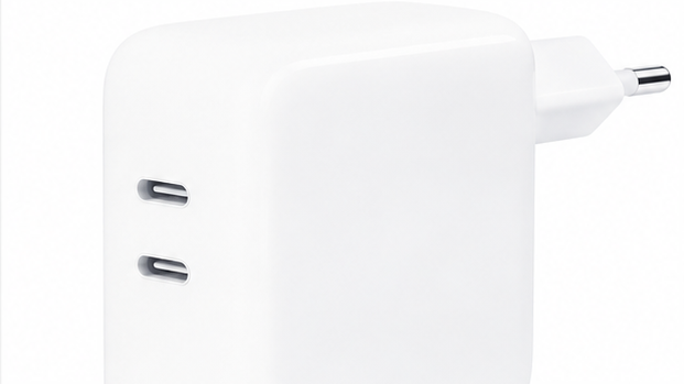 Apple 35W Dual USB-C Power Adapter – Original USB-C Netzteil 2 Port Schnellladegerät Weiß
