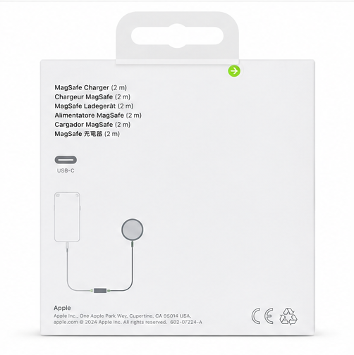 Apple USB-C MagSafe Ladegerät 25W Qi2 2m – Wireless Charger für iPhone & AirPods