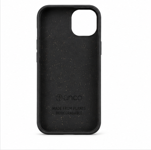 anco Bioly Bio Handyhülle für Apple iPhone 15 Plus Schwarz – Nachhaltige Schutzhülle