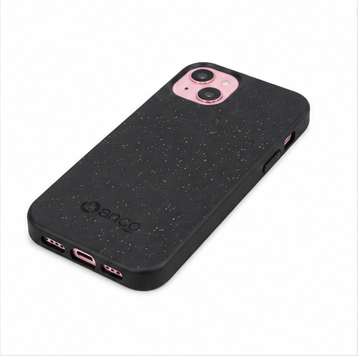 anco Bioly Bio Handyhülle für Apple iPhone 15 Plus Schwarz – Nachhaltige Schutzhülle