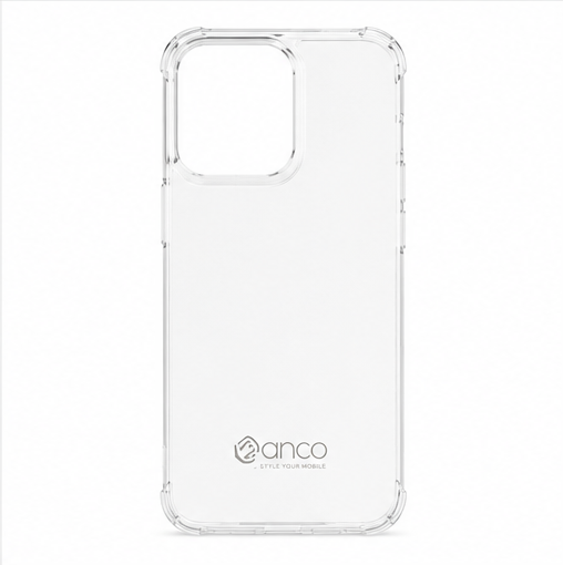 anco Protect Case für Apple iPhone 15 Pro Transparent – Stoßfeste TPU Handyhülle