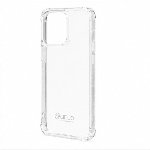 anco Protect Case für Apple iPhone 15 Pro Transparent – Stoßfeste TPU Handyhülle