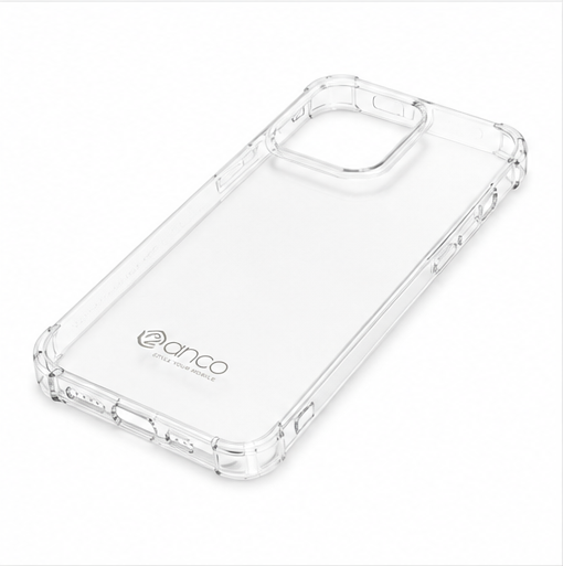 anco Protect Case für Apple iPhone 15 Pro Transparent – Stoßfeste TPU Handyhülle