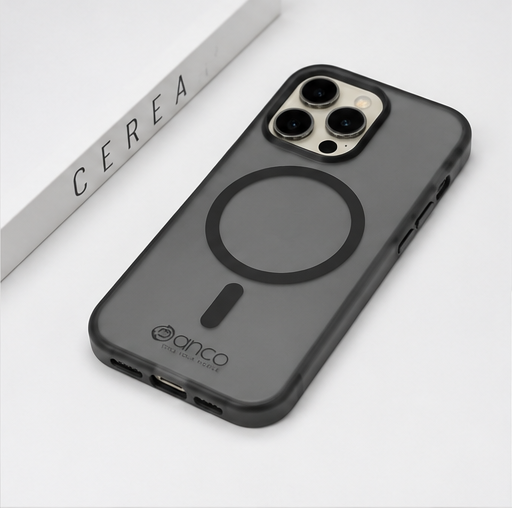 anco Magnetic Protect Case MagSafe Hülle für Apple iPhone 15 Pro – Stoßfest Frost Cover