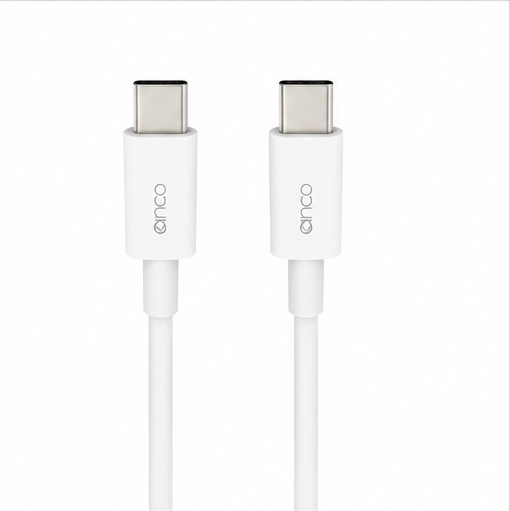 anco 20W USB-C Schnellladegerät mit USB-C Kabel – Power Delivery Ladegerät Weiß
